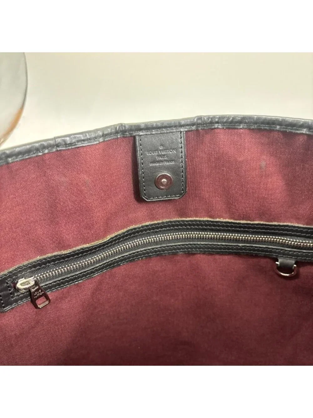 Louis Vuitton Super Monogram Macassar Davis Tote Bag Black